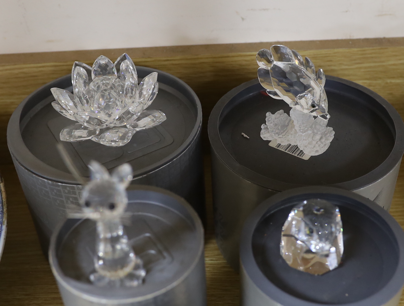 Twelve Swarovski Crystal pieces, boxed